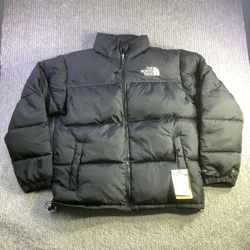 The North Face 1996 Retro Nuptse Jacket Mens Black 700 Down Puffer Size M NWT